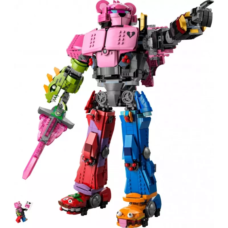 Conjunto de construção LEGO Team Leader Mechs 77078 — Fortnite, 2503 peças, 1 minifigura, altura do mech 450 mm