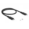 Delock - Caixa de armazenamento - M.2 - cartão M.2 NVMe - USB 3.1 (Gen 2) - preto (42614)