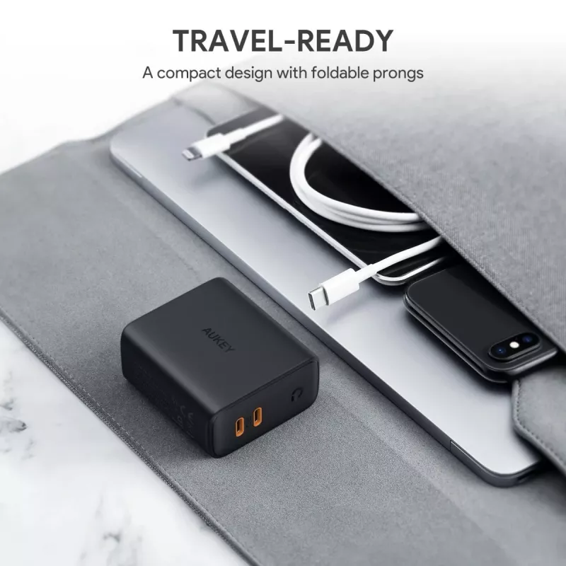AUKEY PA-D2 carregador para dispositivos móveis 36W preto interior