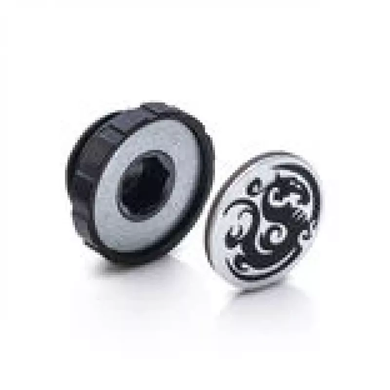 BitsPower tampões roscados G1/4 (4 unid.) — série Artemis, preto mate