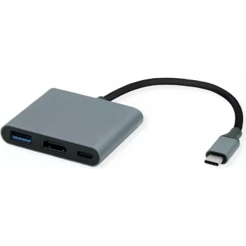 Adaptador de monitor ROLINE USB C – HDMI 4K60+ 1x A+ PD – adaptador – digital/dados (12.03.3199)