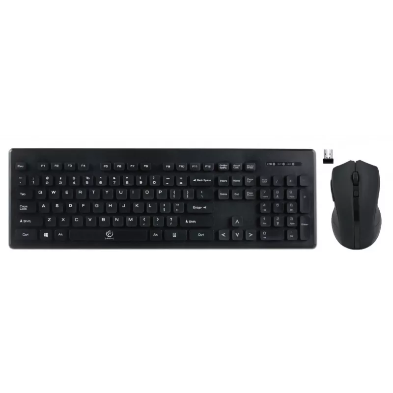 Conjunto de teclado e rato sem fios Millenium