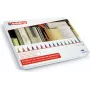 Conjunto de fineliners Edding 55 — multicolor, ponta redonda, 16 unid.