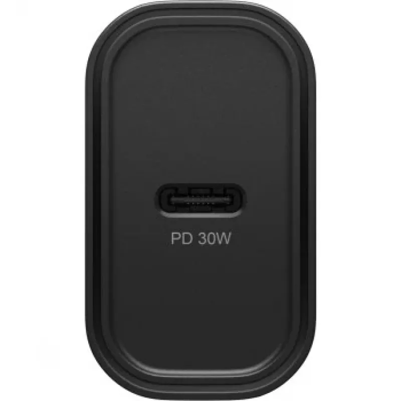 Carregador rápido de parede UE Wall Charger 30W preto USB Power Delivery 3.0 USB-C