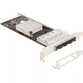 Placa PCI Express x4 Delock para 4 x slot SFP Gigabit LAN i350 (88342)