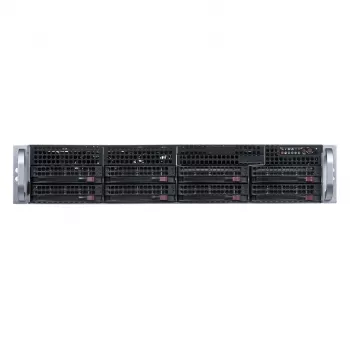Caixa de servidor Supermicro 825TQC-R802LPB rack preto