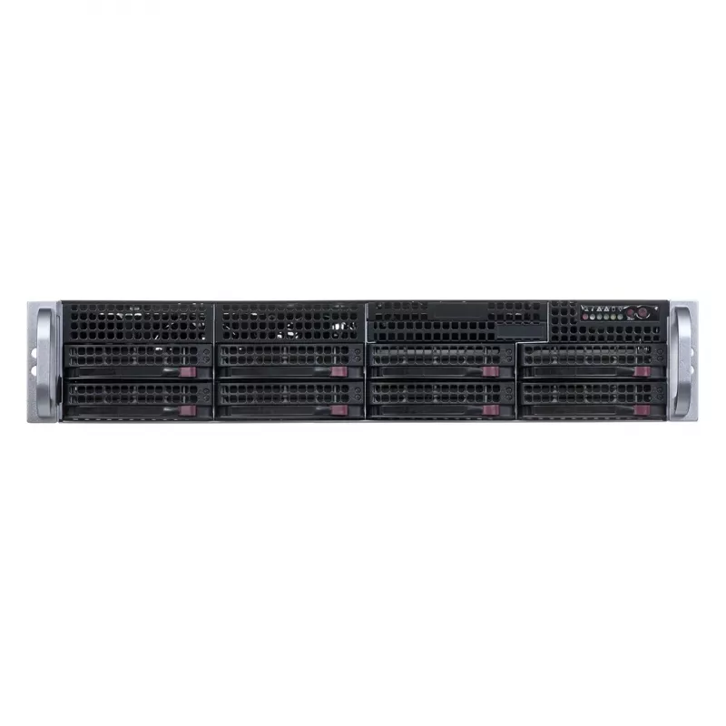 Caixa de servidor Supermicro 825TQC-R802LPB rack preto