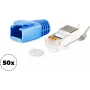 Conector de cabo RJ-45 ShiverPeaks 72067-50B azul