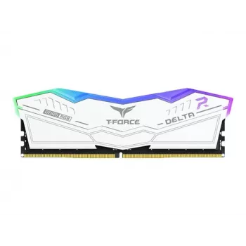 DIMM 32 GB DDR5-6000 (2x 16 GB) Kit duplo, memória branca, FF4D532G6000HC38ADC01, Delta RGB, INTEL XMP