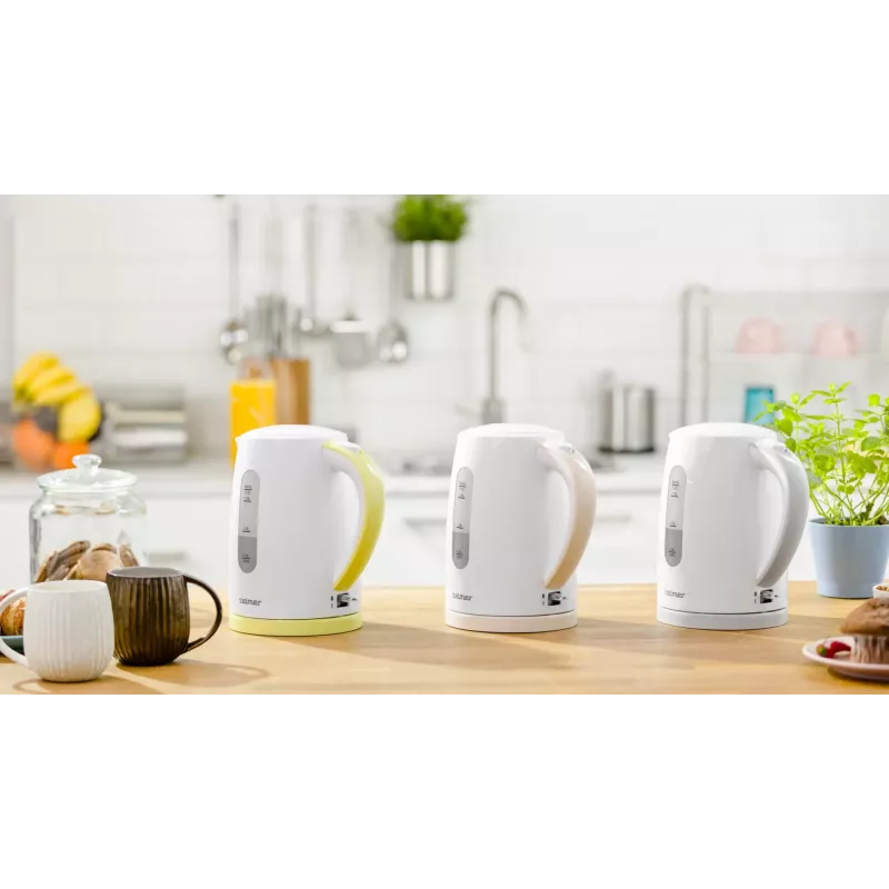 Chaleira elétrica Zelmer 1,7 L 2200 W branca