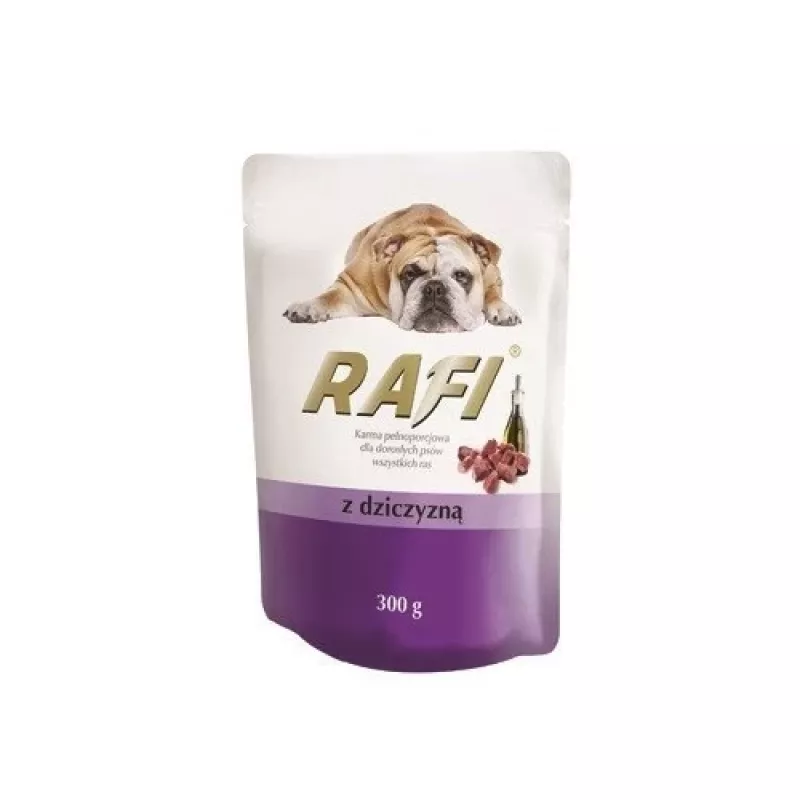 DOLINA NOTECI RAFI Comida húmida para cães caça, mirtilo, arando 300 g
