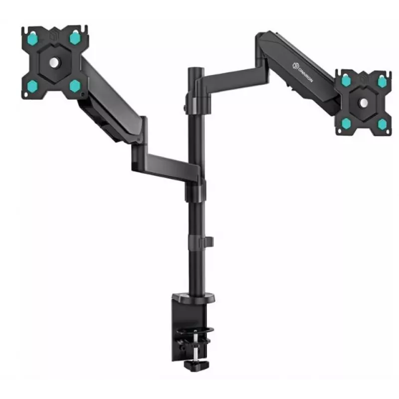 ONKRON G140-B Suporte de secretária para monitores de 13-32 polegadas, preto