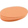 Cartões de moderação Franken UMZ 1119 05 — laranja, 11,0 × 19,0 cm