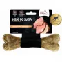 Osso de mastigar SYTA MICHA Coelho com Banana, 13,5 cm, 70 g, osso de mastigar natural para higiene dentária para cães adultos