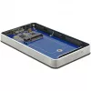 Caixa para SSD DELOCK 42594 preto prateado M.2