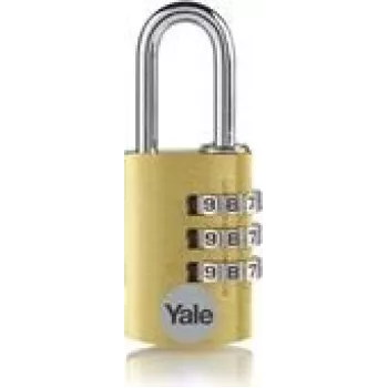 YALE YE3CB/38/131/1/GO cadeado 38 mm dourado fechadura de combinação (YE3CB/38/131/1/GO)