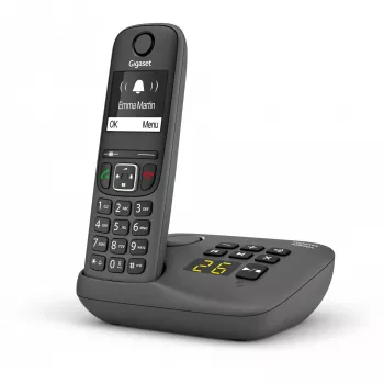 Telefone analógico/DECT Gigaset AE690A identificação de chamadas telefone sem fios antracite