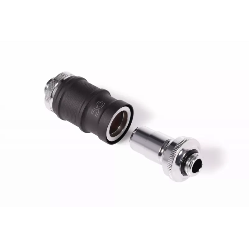 Adaptador de bloco de água Aquatuning GmbH 13876 Latão Níquel Plástico Preto Cromado