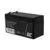 Green Cell AGM17 bateria para UPS, AGM de chumbo-ácido selada (VRLA), 12 V 1,2 Ah, 0,5 kg, preta