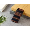 Capa para smartphone man and wood para iPhone XR — ébano preto, capa rígida protetora