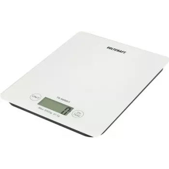 Balança de cartas Voltcraft TS-5000/1 capacidade (máx.) 5 kg legibilidade 1 g a pilhas branco (TS-5000/1)
