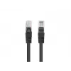 Lanberg PCU6-20CC-0200-BK Cabo patch Cat6 U/UTP, 2 m, preto, 10 unidades