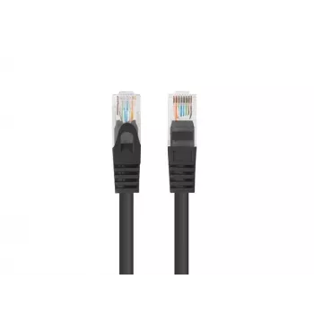 Cabo de rede Lanberg PCU6-20CC-0200-BK preto 2 m Cat6 U/UTP (UTP)