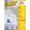 Etiquetas autoadesivas retangulares Avery 3481 permanente branco 2100 unid.