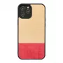Capa para telemóvel Man and Wood para iPhone 12 Pro Max — miss match preto
