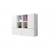 Conjunto de móveis de sala Cama ROCO 19 (4xRO3 + 4xRO6) branco/branco/branco