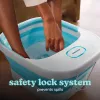 Banho de pés HoMedics FB-70BL-EB – banho de pés compacto dobrável para uso doméstico