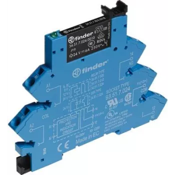 Relé de acoplamento FINDER 6A 38.61.8.240.5060 apenas para 230-240 V AC 38.61.8.240.5060 (386182405060)