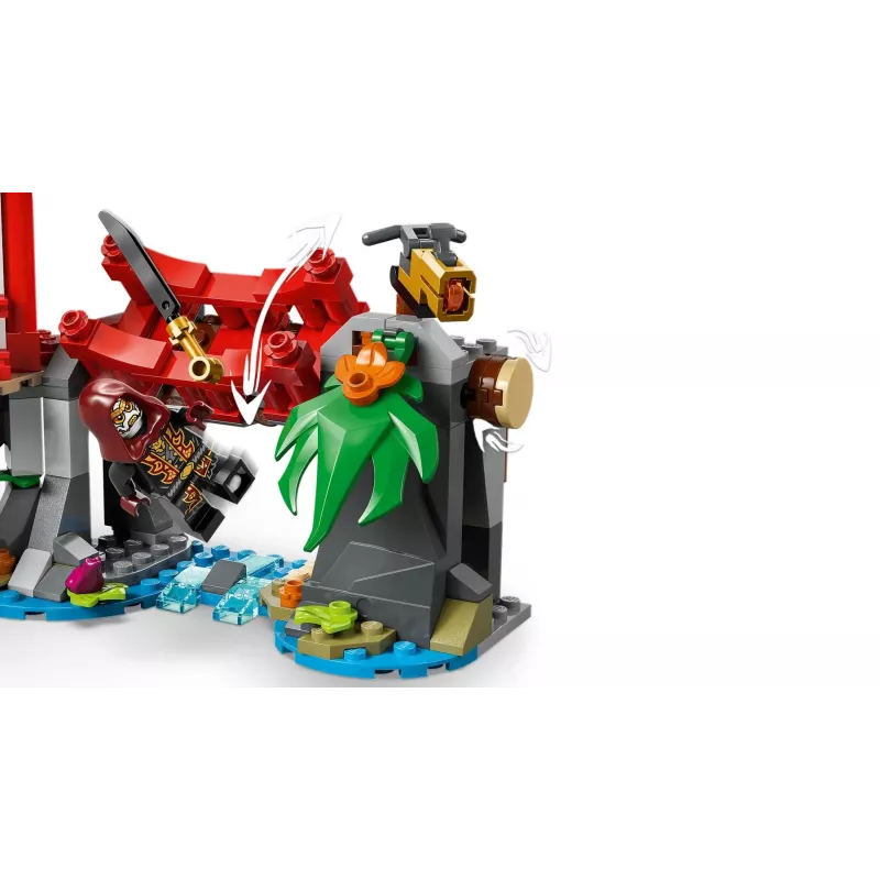 LEGO NINJAGO 71857 Batalha na casa na árvore do veículo ninja