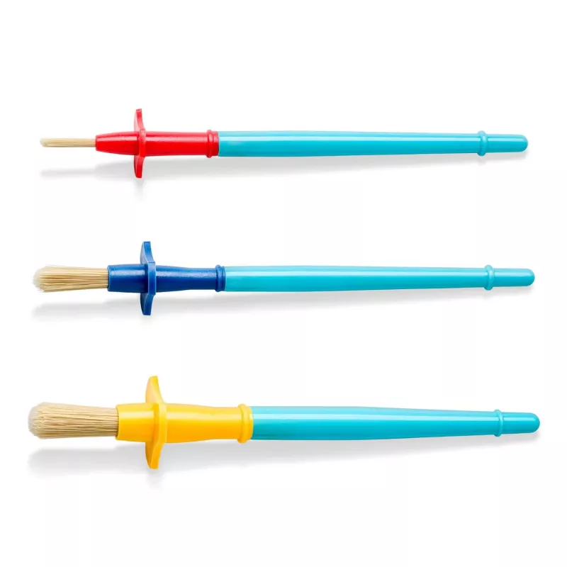 Conjunto de pincéis Staedtler 98940-SBK3 — pelos sintéticos redondos, 3 peças