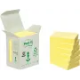 Bloco de notas adesivas 3M 6531B retangular amarelo