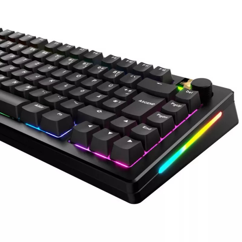 Teclas GLORIOUS GPBT Basics — conjunto de teclas PBT, layout DE-ISO, preto