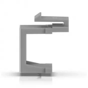 Inserção de cabo Ubiquiti UACC-Keystone-Blank-Insert-TH branco policarbonato