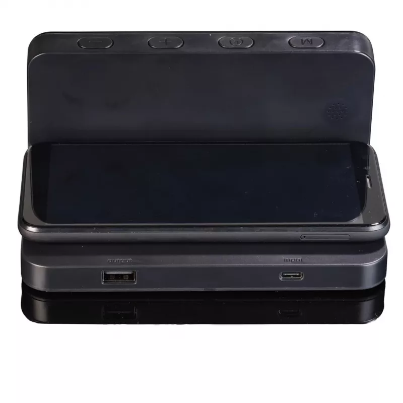 Despertador digital Denver ECQ-103MK2 preto visor LED a pilhas