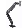 Suporte para monitor GEMBIRD MA-DA1-03 para ecrãs de 17–35 polegadas, 10 kg, VESA 75x75–100x100, fixação por grampo/passagem na secretária, preto