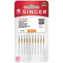 Agulhas de máquina de costura SINGER N204511M1003 — modelo 2045 SZ12 BLST, pack de 10, agulhas universais para máquina de costura doméstica