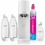 Máquina de gaseificação SodaStream Terra Megapack QC branca com 3 garrafas (2270213)