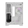 Darflash FT418 caixa de computador + 6 ventoinhas aRGB (branco)