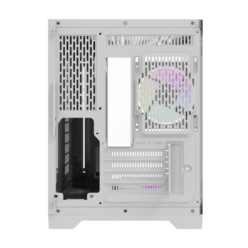 Darflash FT418 caixa de computador + 6 ventoinhas aRGB (branco)