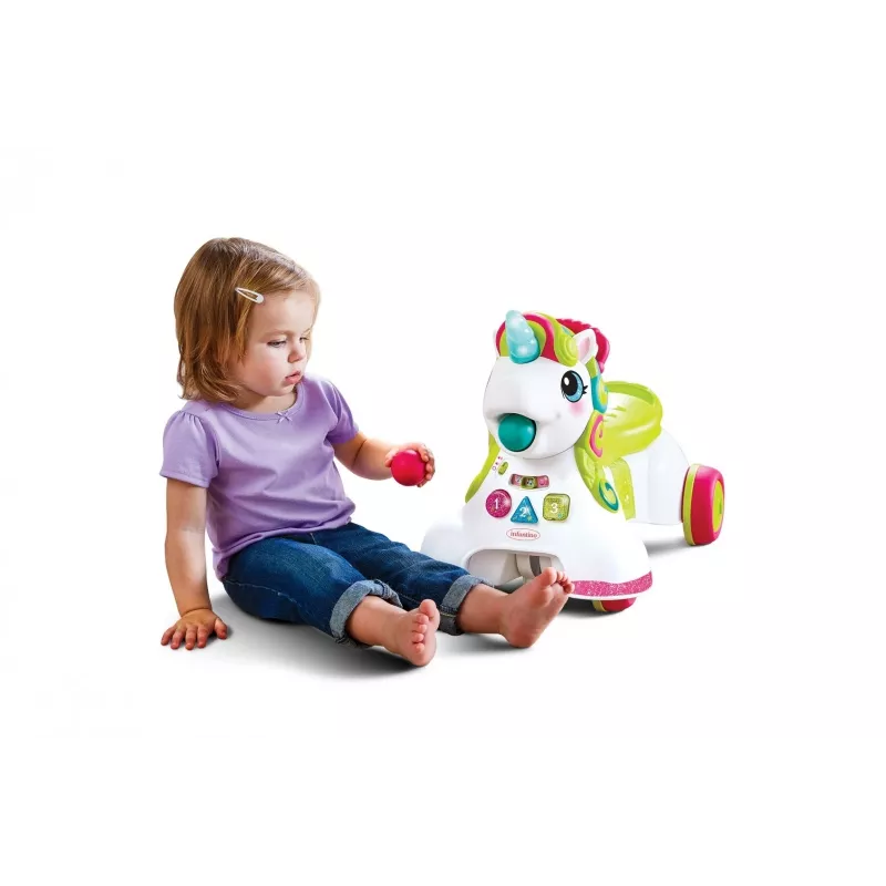 Veículo de passeio, Pusher 3in1 - unicórnio