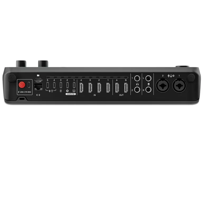 Rode RØDECaster Video consola de produção de vídeo e áudio, até 6 fontes de vídeo, dois pré-amplificadores, dois recetores sem fios internos