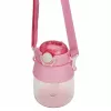 Garrafa de água Extralink garrafa escolar com palhinha e alça 1 L rosa
