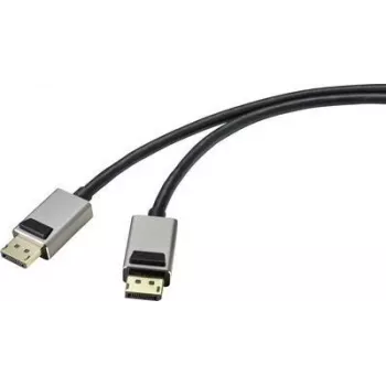Cabo de ligação DisplayPort SpeaKa Professional DisplayPort [1x ficha DisplayPort - 1x ficha DisplayPort] 1,00 m preto (SP-9510448)