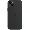 Capa de silicone Apple iPhone 14 Plus com MagSafe – Midnight