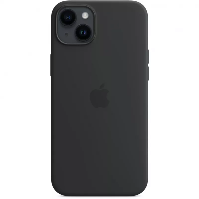 Capa de silicone Apple iPhone 14 Plus com MagSafe – Midnight
