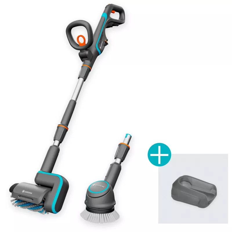 Limpa-terraços elétrico GARDENA 14842-55 18V bateria construção leve